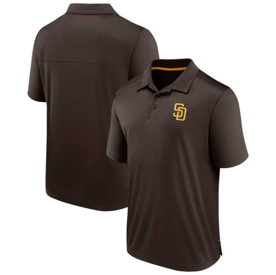 Fanatics Branded Brown San Diego Padres Hands Down Polo