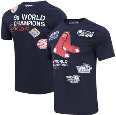 Pro Standard Navy Boston Red Sox Championship T-shirt