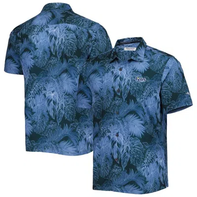 Tommy Bahama Blue Tampa Bay Rays Bahama Coast Luminescent Fronds Islandzone Button-up Camp Shirt