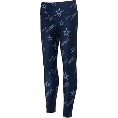 Concepts Sport Navy Dallas Cowboys Breakthrough Allover Print Leggings