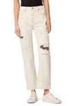 Hudson Remi Straight Ankle Jeans In Rip And Repair