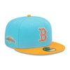 NEW ERA NEW ERA BLUE/ORANGE BOSTON RED SOX VICE HIGHLIGHTER 59FIFTY FITTED HAT