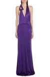 TOM FORD OPEN BACK JERSEY GOWN