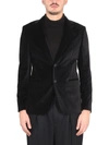 Tonello Black Velvet Jacket In Black
