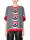 Boutique Moschino Geometric Wool T-shirt In Grey