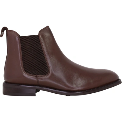 Anthony Veer Men's Jefferson Chelsea Leather Pull Up Boots In Chocolate Brown