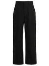 Off-white Diag-embroidered Cotton Track Pants In White/black