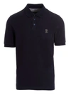 BRUNELLO CUCINELLI LOGO PRINT POLO SHIRT