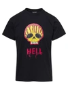 Botter White Skull Graphic-print Organic-cotton T-shirt In Black