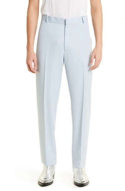 Alexander Mcqueen Blue Tailored Cigarette Trousers In 4850 Spring Blue