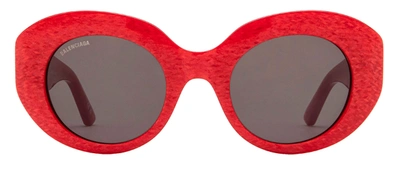 Balenciaga Bb0235s Red Sunglasses In Grey
