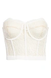 Alexander Mcqueen Top White In Ivory