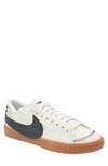 Nike Blazer Low '77 Jumbo Sneaker In Sail/ Pro Green/ Gum Brown