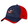 Fanatics Branded Navy/red Columbus Blue Jackets Authentic Pro Rink Camo Flex Hat In Navy