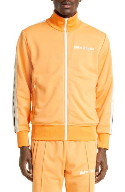 Palm Angels Classic Logo Track Jacket In Orange