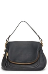 Tom Ford Medium Jennifer Grained Leather Shoulder Bag In Black