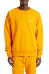 Balmain Logo-print Organic-cotton Sweatshirt In Orange