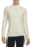 Nike Women's  Yoga Dri-fit Luxe Fitted Jacket In Brown