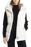 Canada Goose Rayla Funnel-neck Shell-down Gilet In North Star White