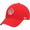 Nike Red Canada Soccer Campus Adjustable Hat In Red