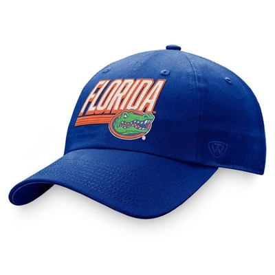 TOP OF THE WORLD TOP OF THE WORLD ROYAL FLORIDA GATORS SLICE ADJUSTABLE HAT