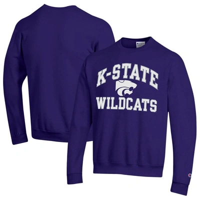 Champion Men's  Purple Kansas State Wildcats High Motor Long Sleeve T-shirt
