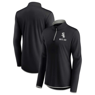 Fanatics Branded Black Chicago White Sox Worth The Drive Quarter-zip Jacket