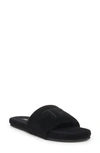 Tom Ford Harrison Logo-embroidered Mesh Slides In Nero