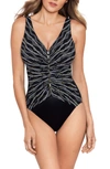 MIRACLESUIT LINKED CHARMER ONE-PIECE SWIMSUIT