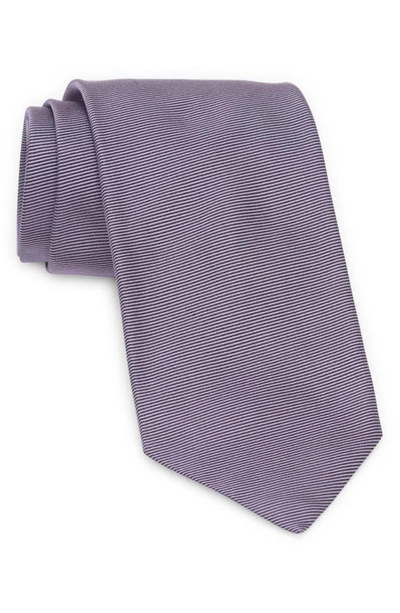 Tom Ford Solid Silk Twill Tie In Purple Iris