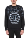 PHILIPP PLEIN PHILIPP PLEIN SWEATSHIRT WITH LOGO PRINT