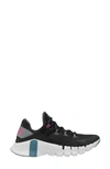 Nike Free Metcon 4 Training Shoe In Black/ Noise Aqua-mica Green