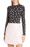 Stine Goya Juno Floral Print Long Sleeve Top In 4010 Mini Daisy