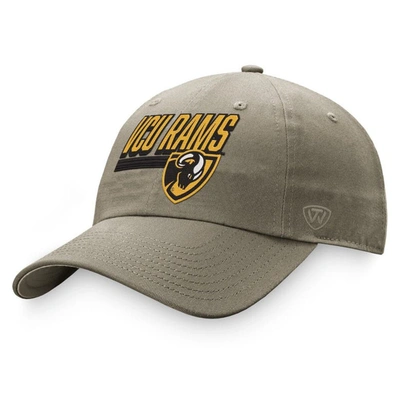 TOP OF THE WORLD TOP OF THE WORLD KHAKI VCU RAMS SLICE ADJUSTABLE HAT