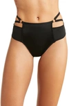 Hauty Strapped Up Bikini In Black
