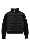 MONCLER KIDS' QUILTED DOWN & KNIT JACKET