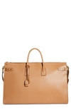 SAINT LAURENT TRAVEL SAC DE JOUR LEATHER TOTE