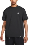 Nike Acg Performance T-shirt In Black/ Black