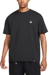 Nike Black Acg Max90 T-shirt In Black/ Black