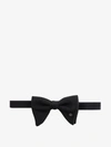 Gucci Logo-plaque Silk Bow Tie In Black