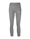Palm Angels Logo Side Stripe Track Leggings In Grey