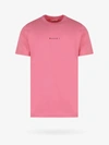 Marni Logo T-shirt In Pink