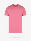 Marni Logo T-shirt In Rosa