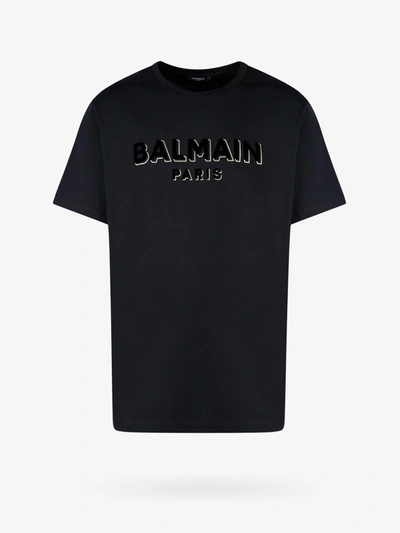 Balmain T-shirt Logo In Nero