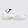 Lanvin Flash-x Mesh Upper Sneakers With Textured Panels In White