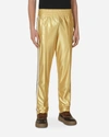 Moncler Genius Golden Yellow Shiny Trackpants With Pintuck Seams
