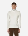 Kapital 18.5/-jersey High Neck Longsleeve T-shirt (peace) In White