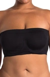 Felina Body Smooth Seamless Strapless Bra In Black