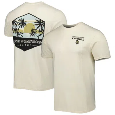 Image One Cream Ucf Knights Landscape Shield T-shirt