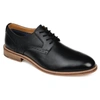 Thomas & Vine Thomas And Vine Clayton Wide Width Plain Toe Brogue Derby In Black